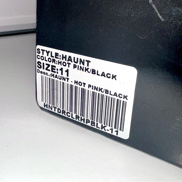 Draculaura hot pink Haunt Couture stiletto heels YRU strange cult shoes sz 11 - Picture 5 of 8